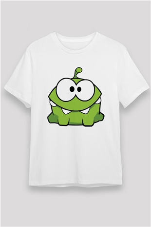 Cut the Rope Beyaz Unisex Tişört T-Shirt