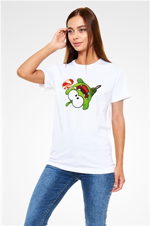 Cut the Rope Beyaz Unisex Tişört T-Shirt