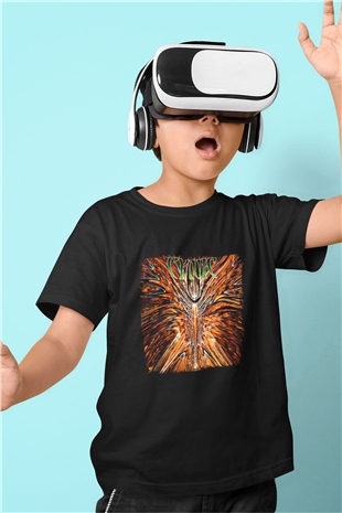 Cynic Baskılı Unisex Siyah Çocuk Tişört