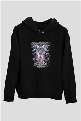 Cynic Baskılı Unisex Siyah Hoodie