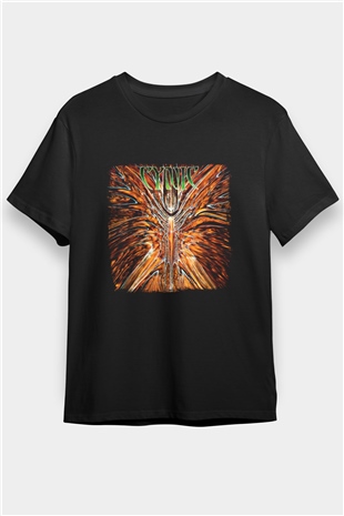 Cynic Baskılı Unisex Siyah Tişört