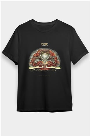 Cynic Baskılı Unisex Siyah Tişört