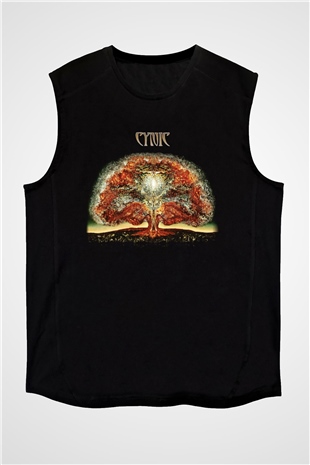 Cynic Siyah Unisex Kolsuz Tişört