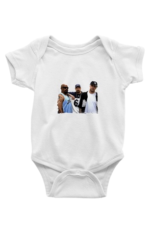 Cypress Hill Baskılı Unisex Beyaz Bebek Body - Zıbın
