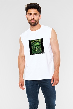 Cypress Hill Baskılı Unisex Beyaz Kolsuz Tişört