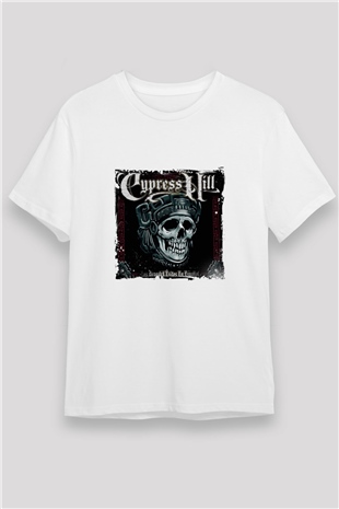 Cypress Hill Baskılı Unisex Beyaz Tişört