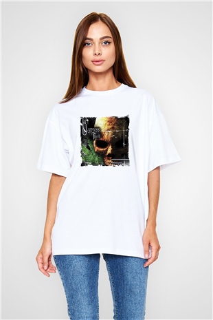 Cypress Hill Baskılı Oversize Beyaz Tişört