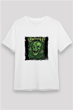 Cypress Hill Baskılı Unisex Beyaz Tişört