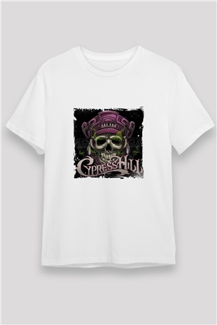 Cypress Hill Baskılı Unisex Beyaz Tişört