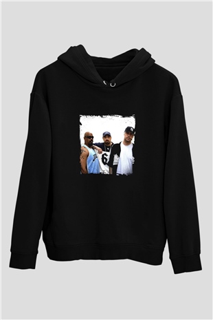 Cypress Hill Baskılı Unisex Siyah Hoodie
