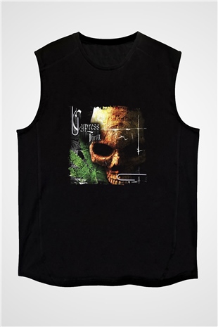 Cypress Hill Baskılı Unisex Siyah Kolsuz Tişört