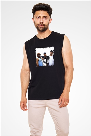 Cypress Hill Baskılı Unisex Siyah Kolsuz Tişört