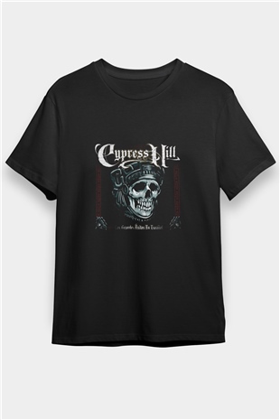 Cypress Hill Baskılı Unisex Siyah Tişört