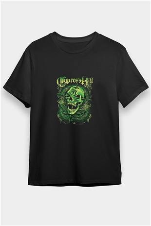 Cypress Hill Baskılı Unisex Siyah Tişört
