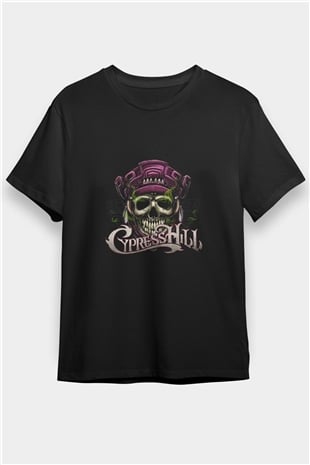 Cypress Hill Baskılı Unisex Siyah Tişört