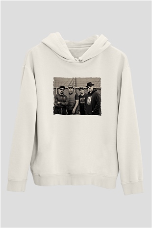 Cypress Hill Beyaz Unisex Kapüşonlu Sweatshirt