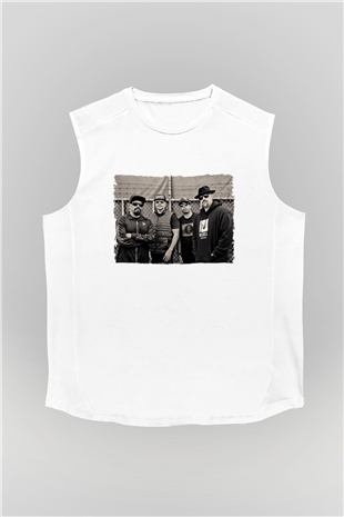Cypress Hill Beyaz Unisex Kolsuz Tişört