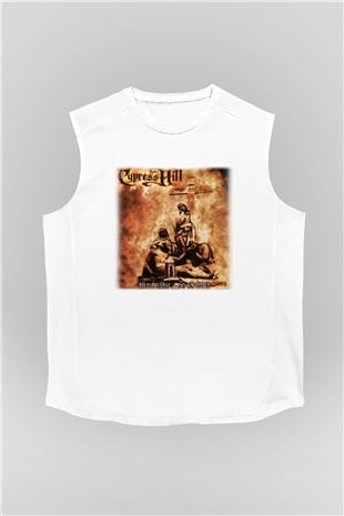 Cypress Hill Beyaz Unisex Kolsuz Tişört