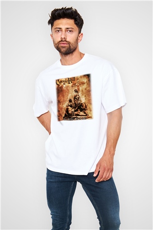 Cypress Hill Beyaz Unisex Oversize Tişört T-Shirt
