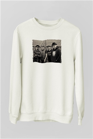 Cypress Hill Beyaz Unisex Sweatshirt