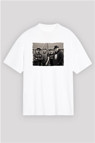 Cypress Hill Beyaz Oversize Tişört Oversize T-shirt - TişörtFabrikası