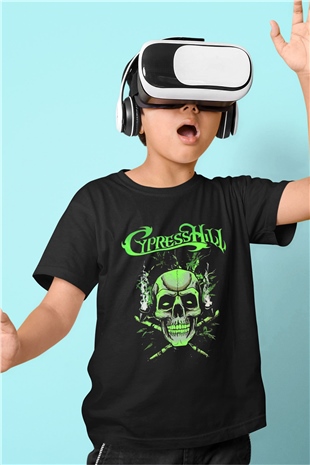 Cypress Hill Siyah Unisex Çocuk Tişört