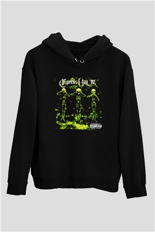 Cypress Hill Siyah Unisex Hoodie