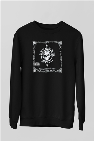 Cypress Hill Siyah Unisex Sweatshirt