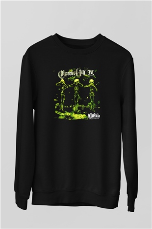 Cypress Hill Siyah Unisex Sweatshirt