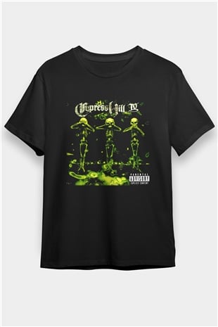 Cypress Hill Siyah Unisex Tişört T-Shirt - TişörtFabrikası