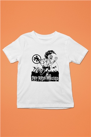 D.R.I Beyaz Unisex Çocuk Tişört
