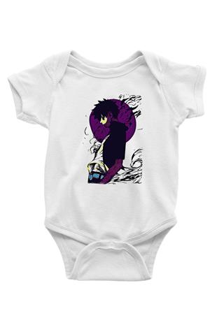 Dabi Baskılı Beyaz Unisex Bebek Body - Zıbın