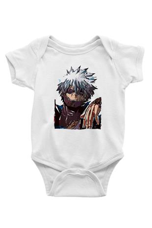 Dabi Baskılı Beyaz Unisex Bebek Body - Zıbın