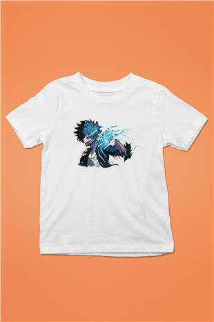 Dabi Baskılı Beyaz Unisex Beyaz Çocuk Tişört - Tshirt