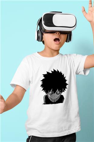 Dabi Baskılı Beyaz Unisex Beyaz Çocuk Tişört - Tshirt