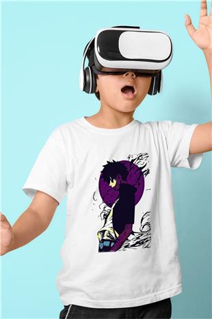 Dabi Baskılı Beyaz Unisex Beyaz Çocuk Tişört - Tshirt
