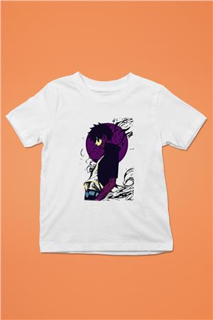Dabi Baskılı Beyaz Unisex Beyaz Çocuk Tişört - Tshirt