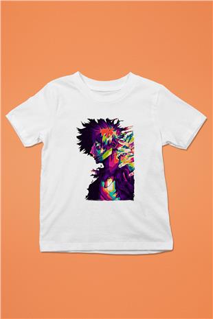 Dabi Baskılı Beyaz Unisex Beyaz Çocuk Tişört - Tshirt