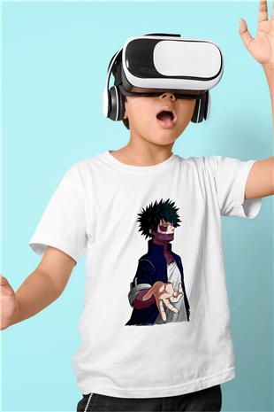 Dabi Baskılı Beyaz Unisex Beyaz Çocuk Tişört - Tshirt