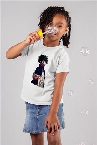 Dabi Baskılı Beyaz Unisex Beyaz Çocuk Tişört - Tshirt