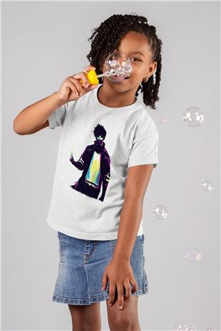 Dabi Baskılı Beyaz Unisex Beyaz Çocuk Tişört - Tshirt