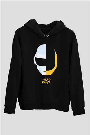 Daft Punk Siyah Unisex Hoodie