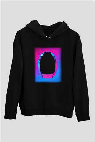Daft Punk Siyah Unisex Hoodie