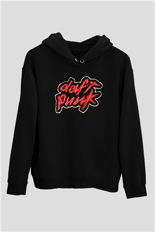Daft Punk Siyah Unisex Hoodie