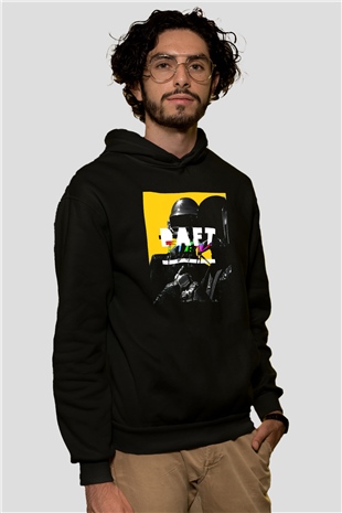 Daft Punk Siyah Unisex Hoodie