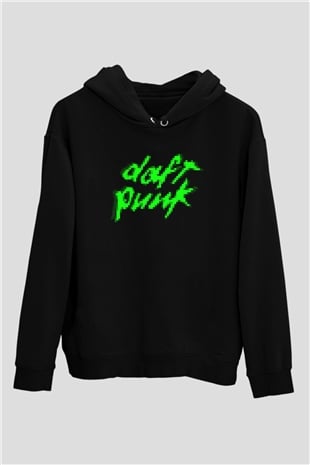 Daft Punk Siyah Unisex Hoodie