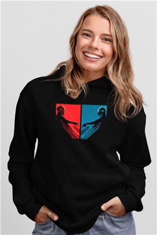 Daft Punk Siyah Unisex Hoodie
