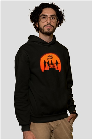 Daft Punk Siyah Unisex Hoodie