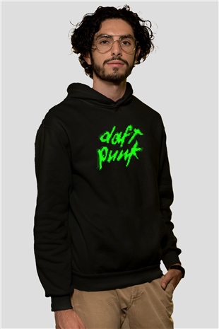 Daft Punk Siyah Unisex Hoodie