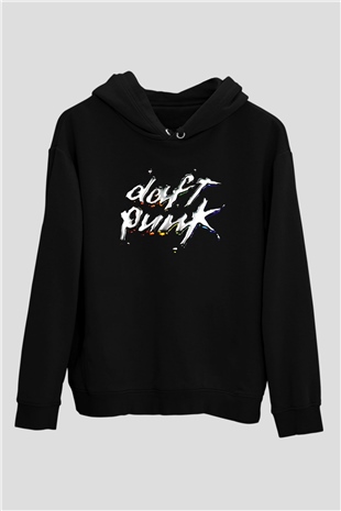Daft Punk Siyah Unisex Hoodie
